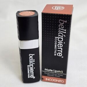 Bellapierre Cosmetics Mineral Matte Lipstick, Shade Incognito LS017, 3.5G, NEW